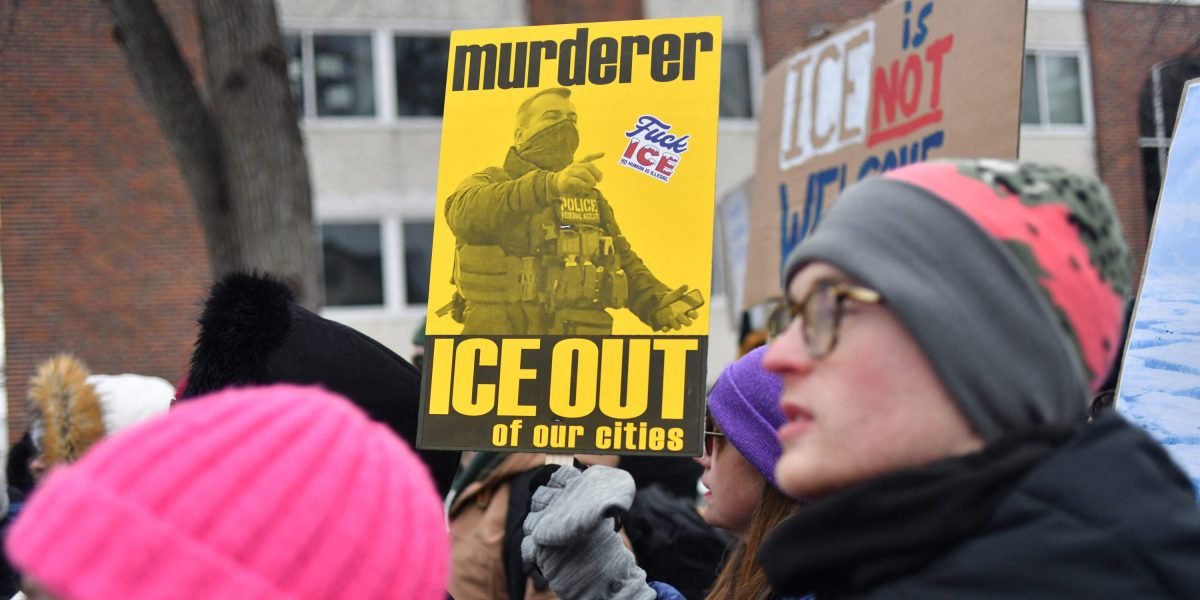 Bill Ackman Funds ICE Agent GoFundMe Run by Nazi Imagery Poster