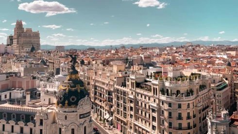 The 47-year-old victim was found dead at a property in Madrid with visible signs of violence.