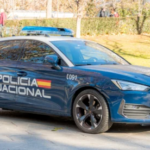A stock image of a Policia Nacional car