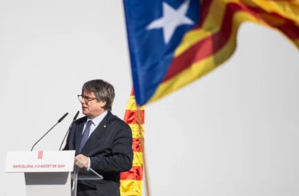 Former Catalan president Carles Puigdemont
